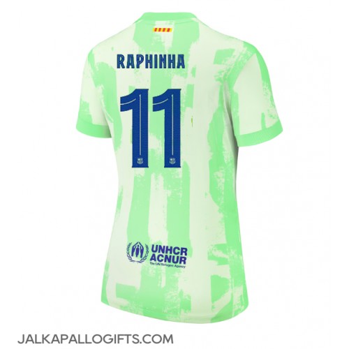 Barcelona Raphinha Belloli #11 Kolmaspaita Naiset 2024-25 Lyhythihainen